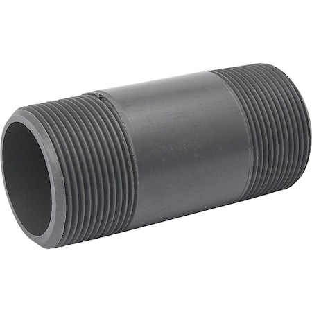 B & K 1-1/2 In. x 4 In. Schedule 80 PVC Nipple 507-040